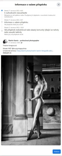 Facebook a nahota Martin kAMÍN
